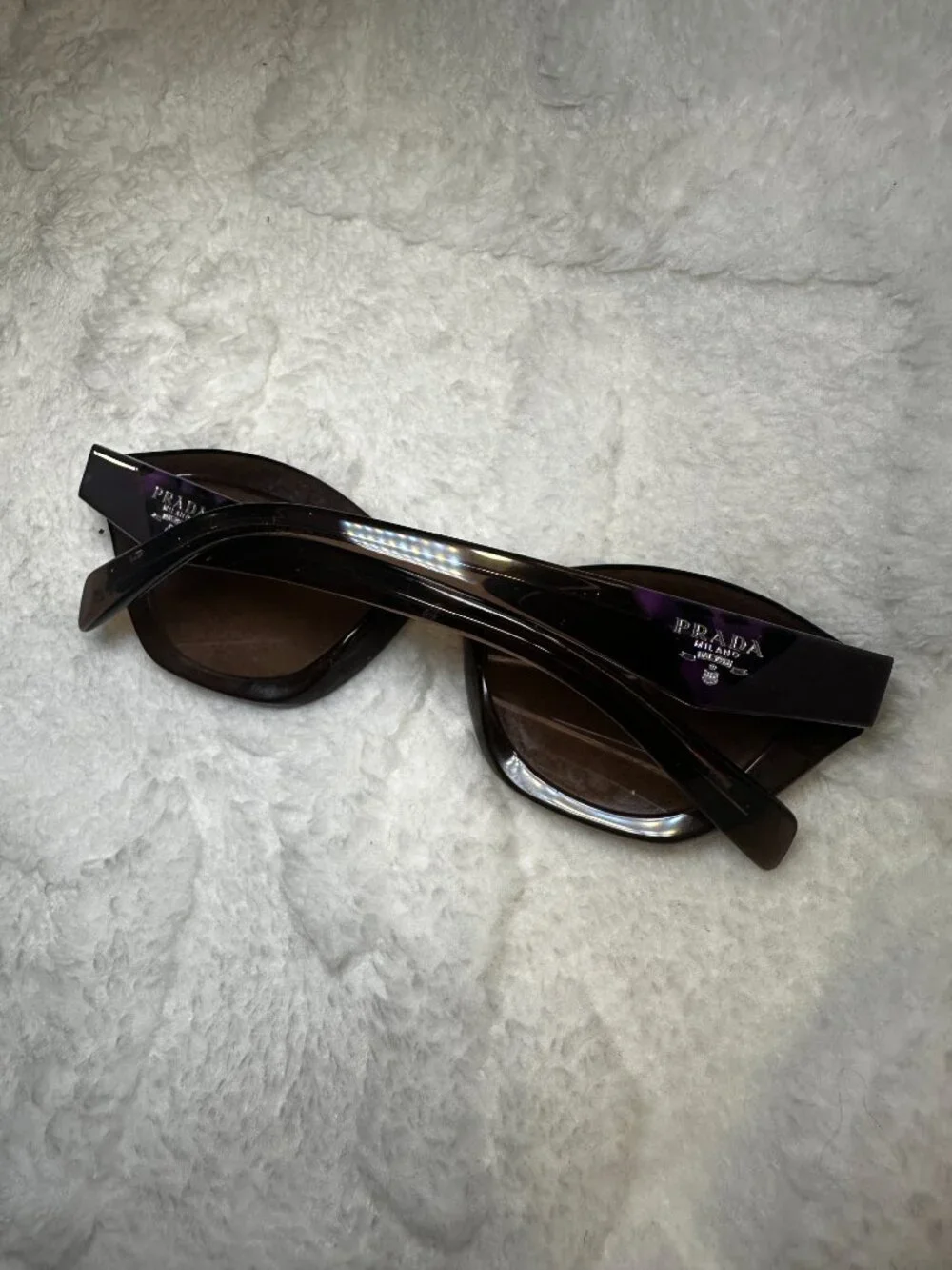 Prada PR A02S Brown Transparent/Brown (17O-60B) Sunglasses - Picture 2 of 12